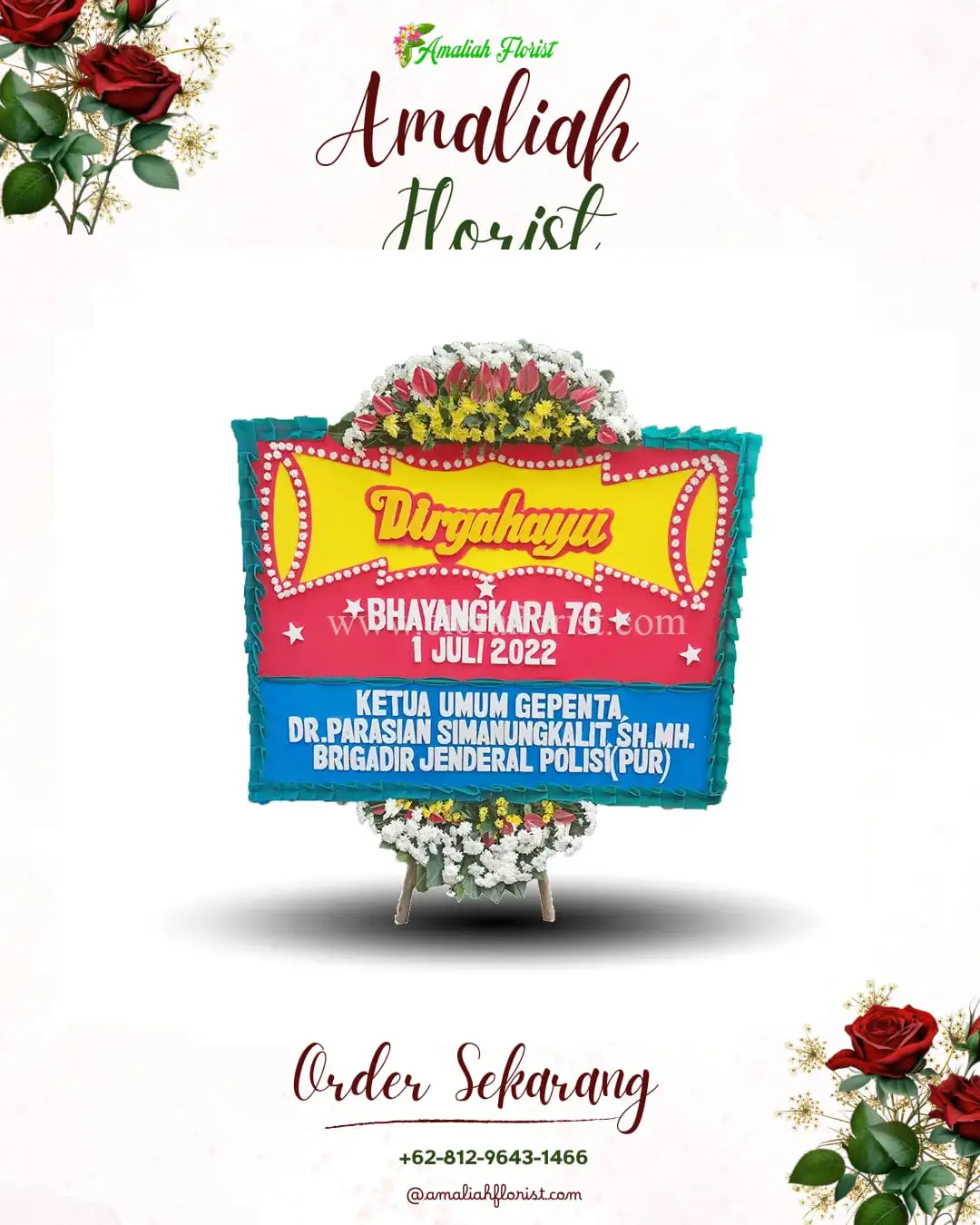 Papan Bunga HUT Ulang Tahun Ciputat